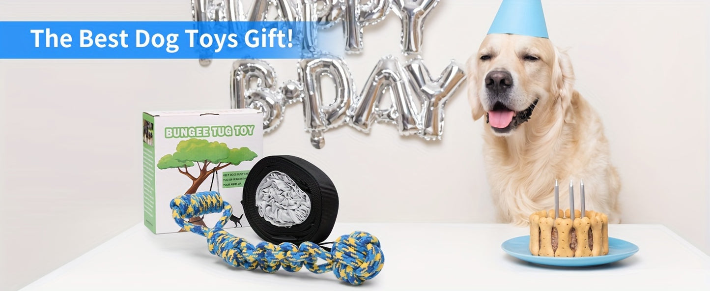 Interactive Bungee Tug Toy – Hanging Dog Toy for Exercise & Play!