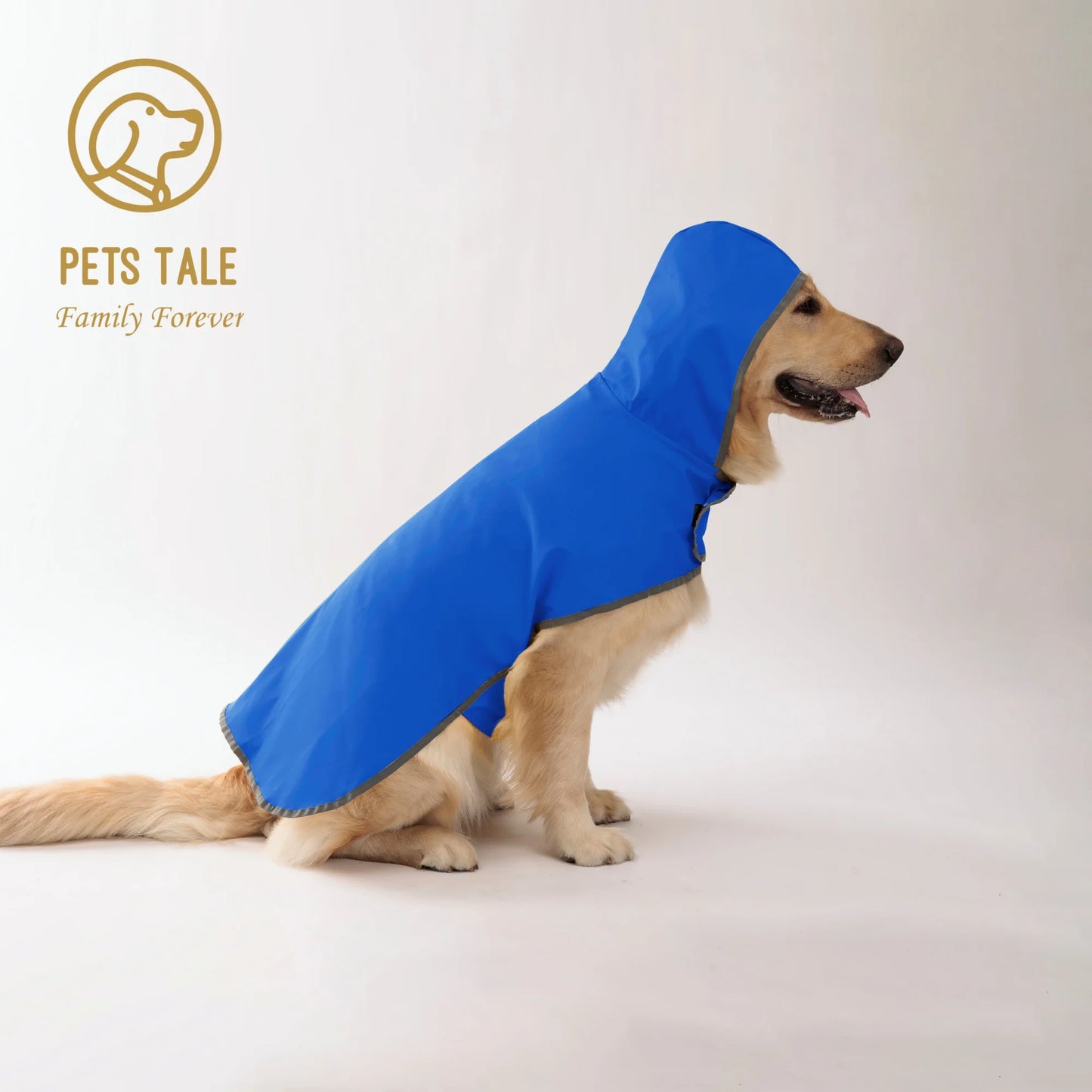 - Bright & Waterproof – Two-Way Wear Dog Raincoat for All-Weather Protection!