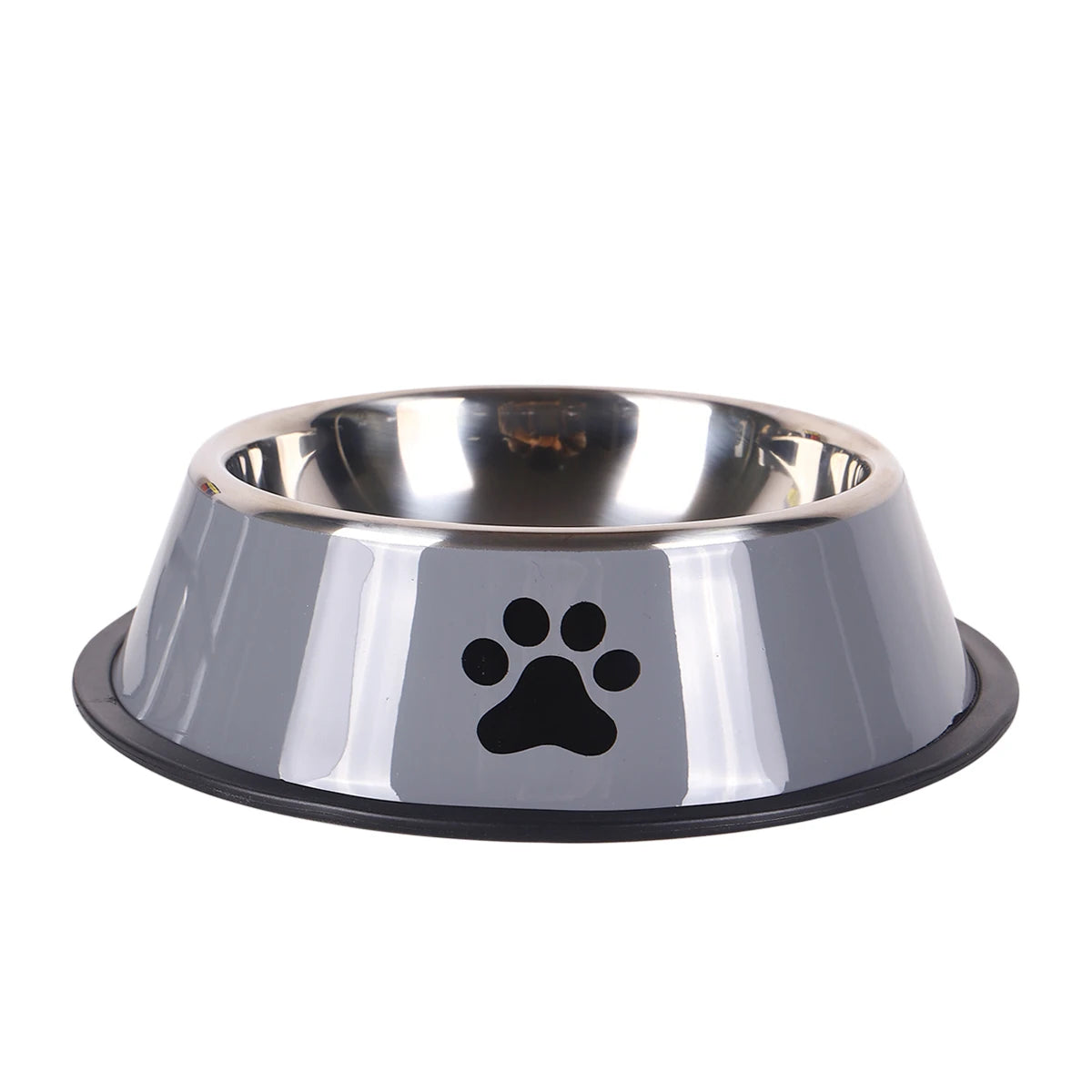 Heavy-Duty Stainless Steel Pet Food Bowl – Safe, Sturdy & Ideal for Feeding!