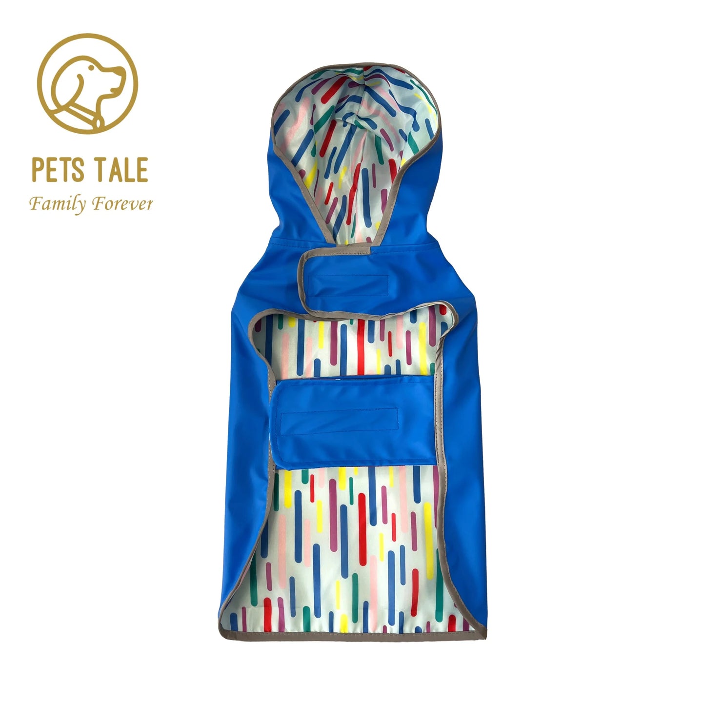 - Bright & Waterproof – Two-Way Wear Dog Raincoat for All-Weather Protection!