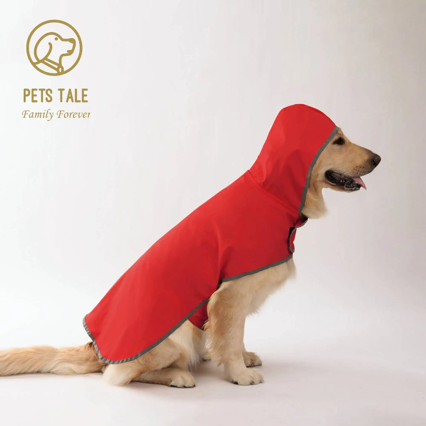 - Bright & Waterproof – Two-Way Wear Dog Raincoat for All-Weather Protection!