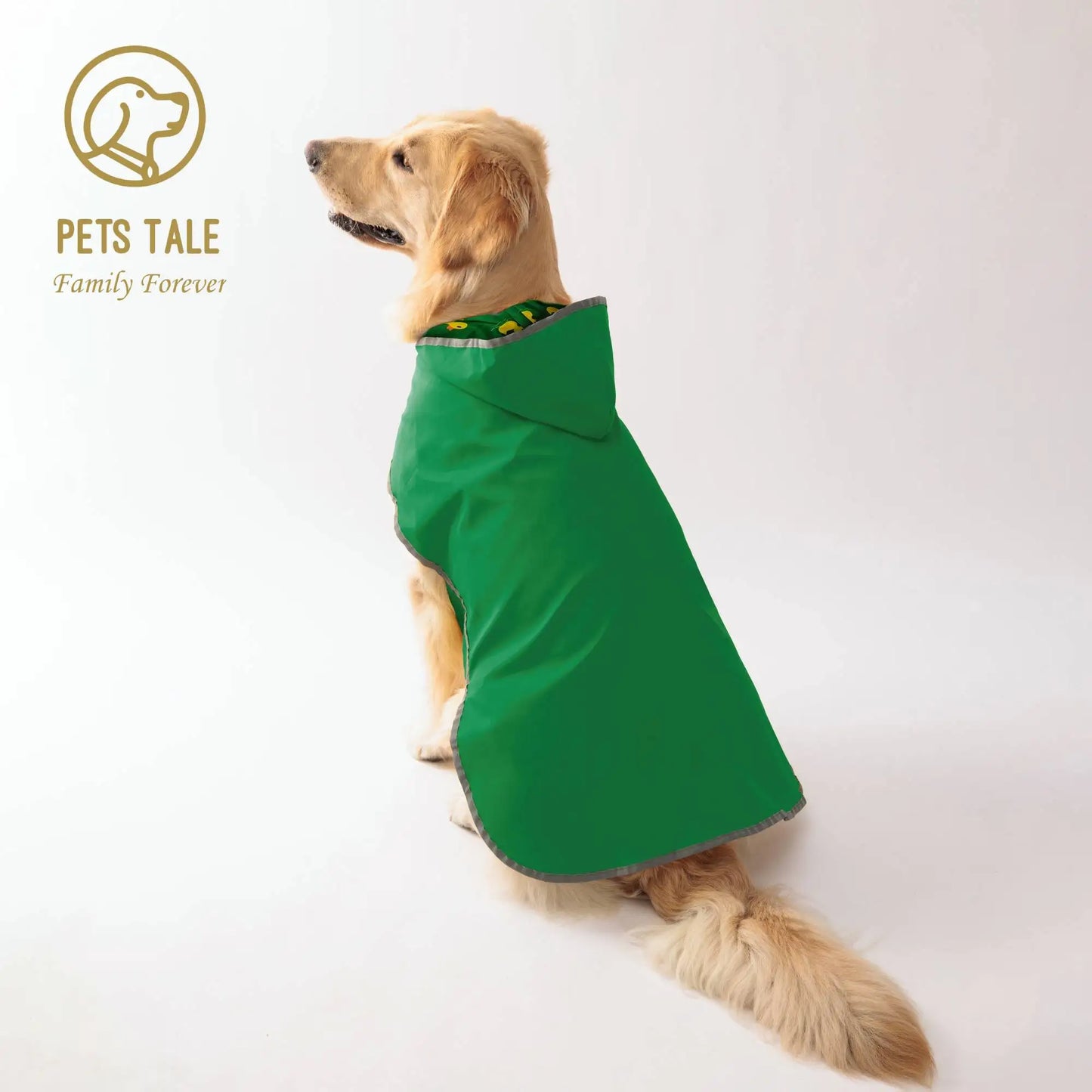 - Bright & Waterproof – Two-Way Wear Dog Raincoat for All-Weather Protection!
