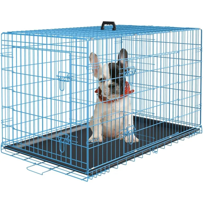 - Durable Travel Dog Kennel – Indoor & Outdoor Use, Perfect for Medium & Large Breeds!