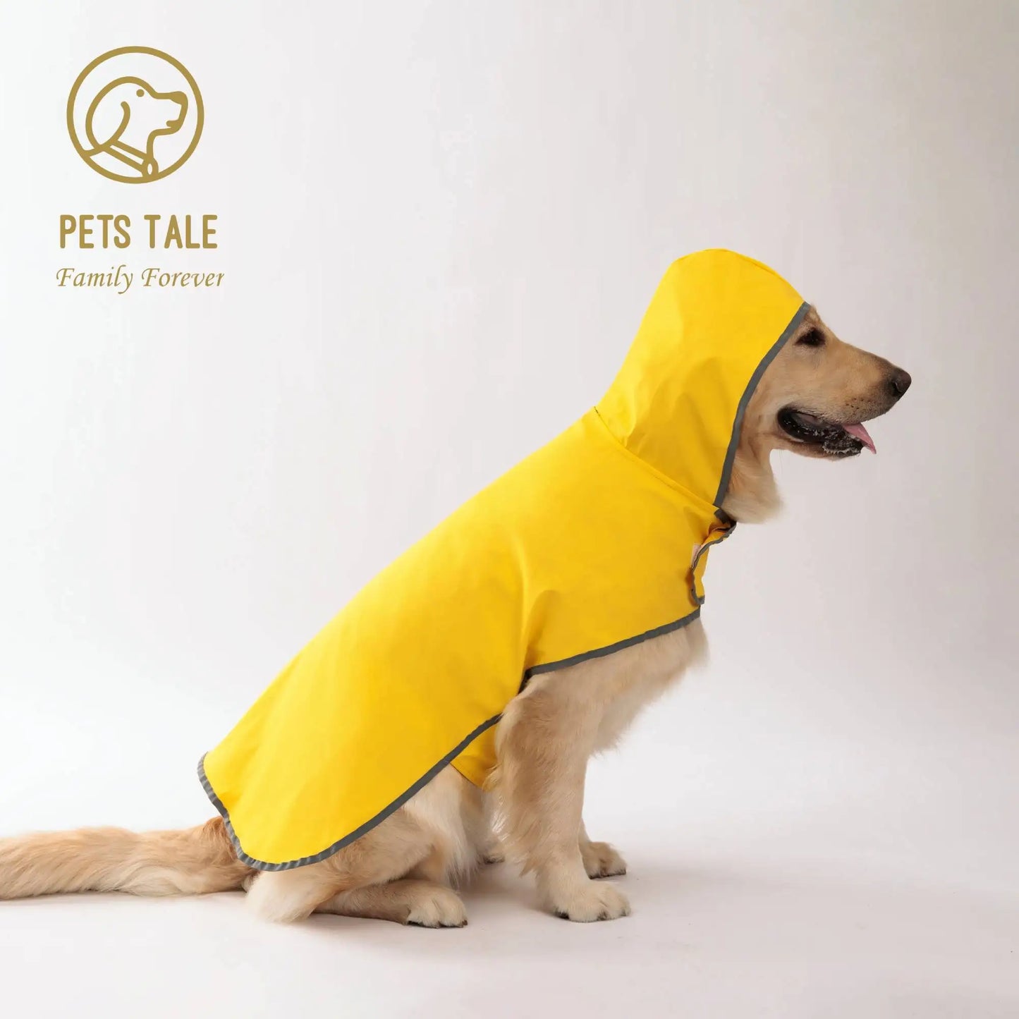 - Bright & Waterproof – Two-Way Wear Dog Raincoat for All-Weather Protection!