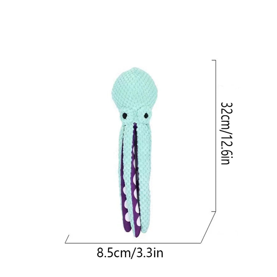 Plush Durable Octopus for Dogs – Interactive Sound & Perfect for Playtime!