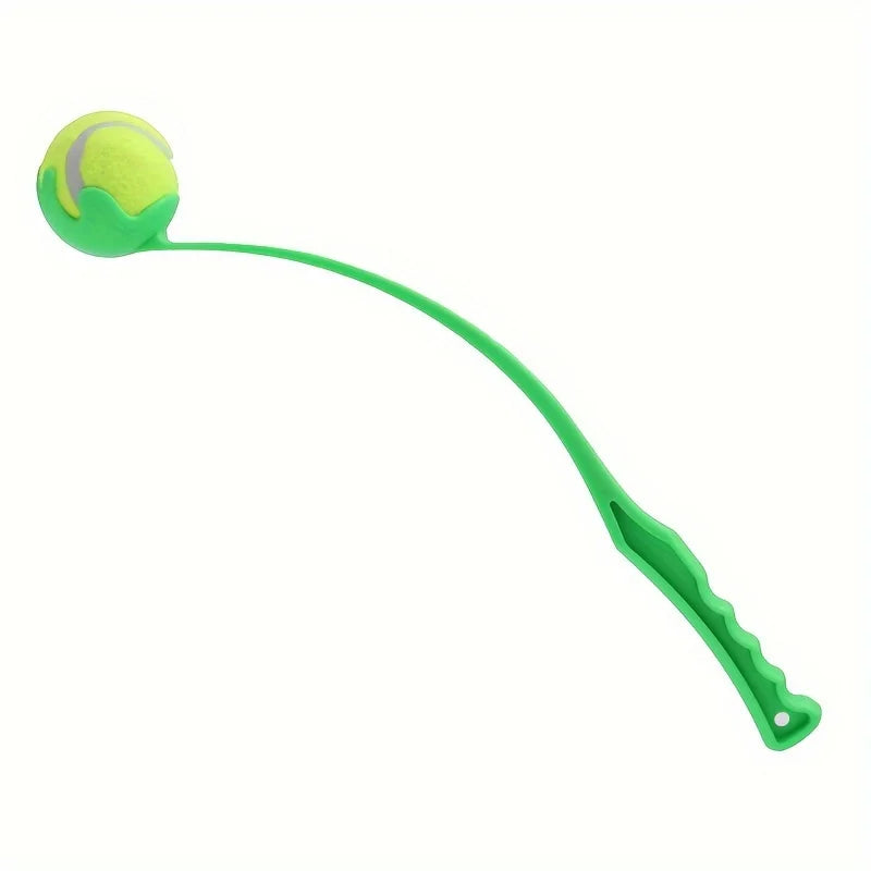 2pcs pet tennis ball thrower, outdoor training dog toy ball thrower