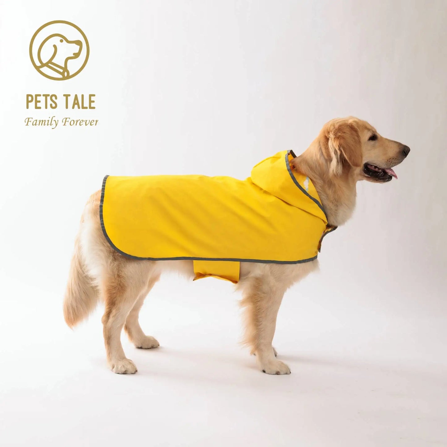- Bright & Waterproof – Two-Way Wear Dog Raincoat for All-Weather Protection!