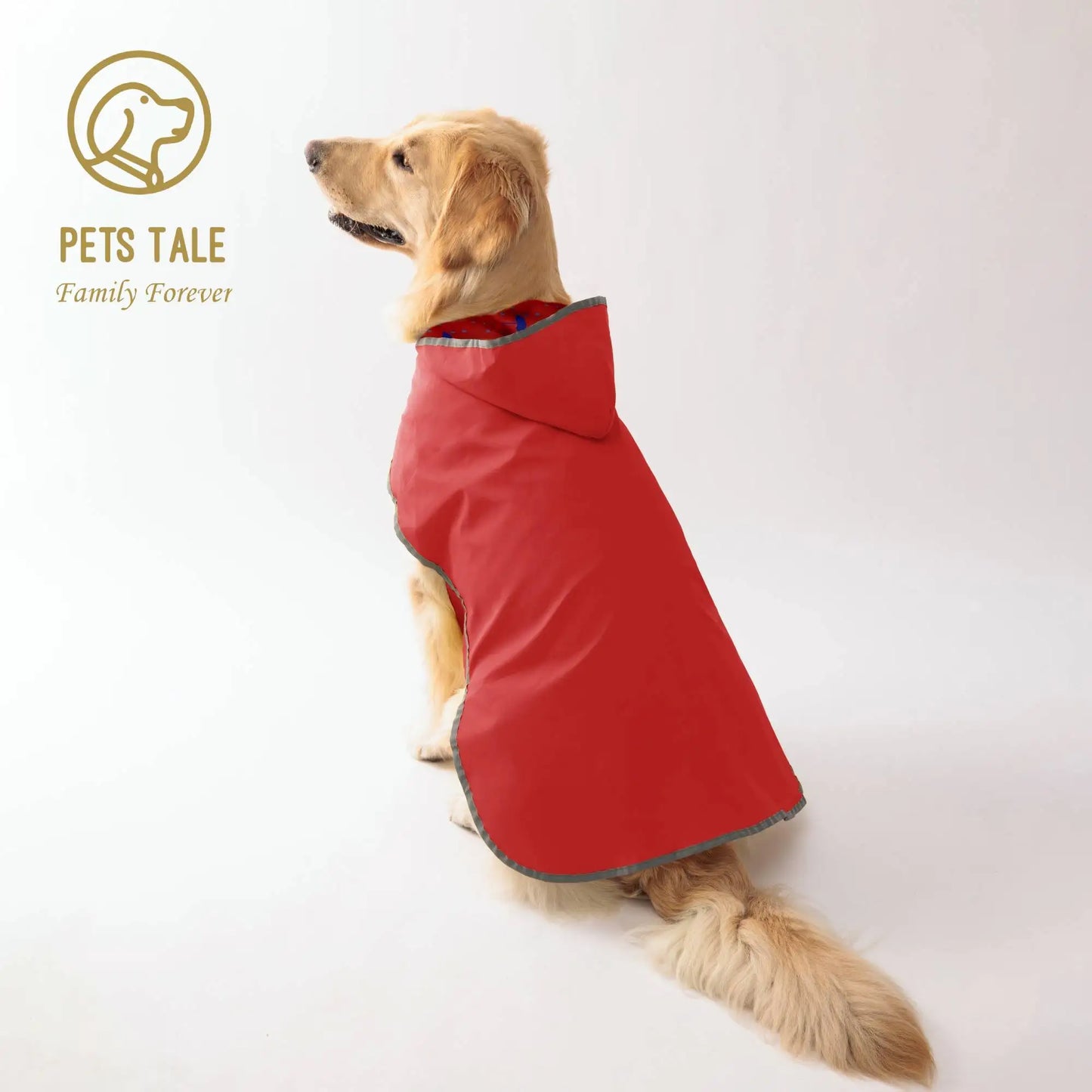 - Bright & Waterproof – Two-Way Wear Dog Raincoat for All-Weather Protection!