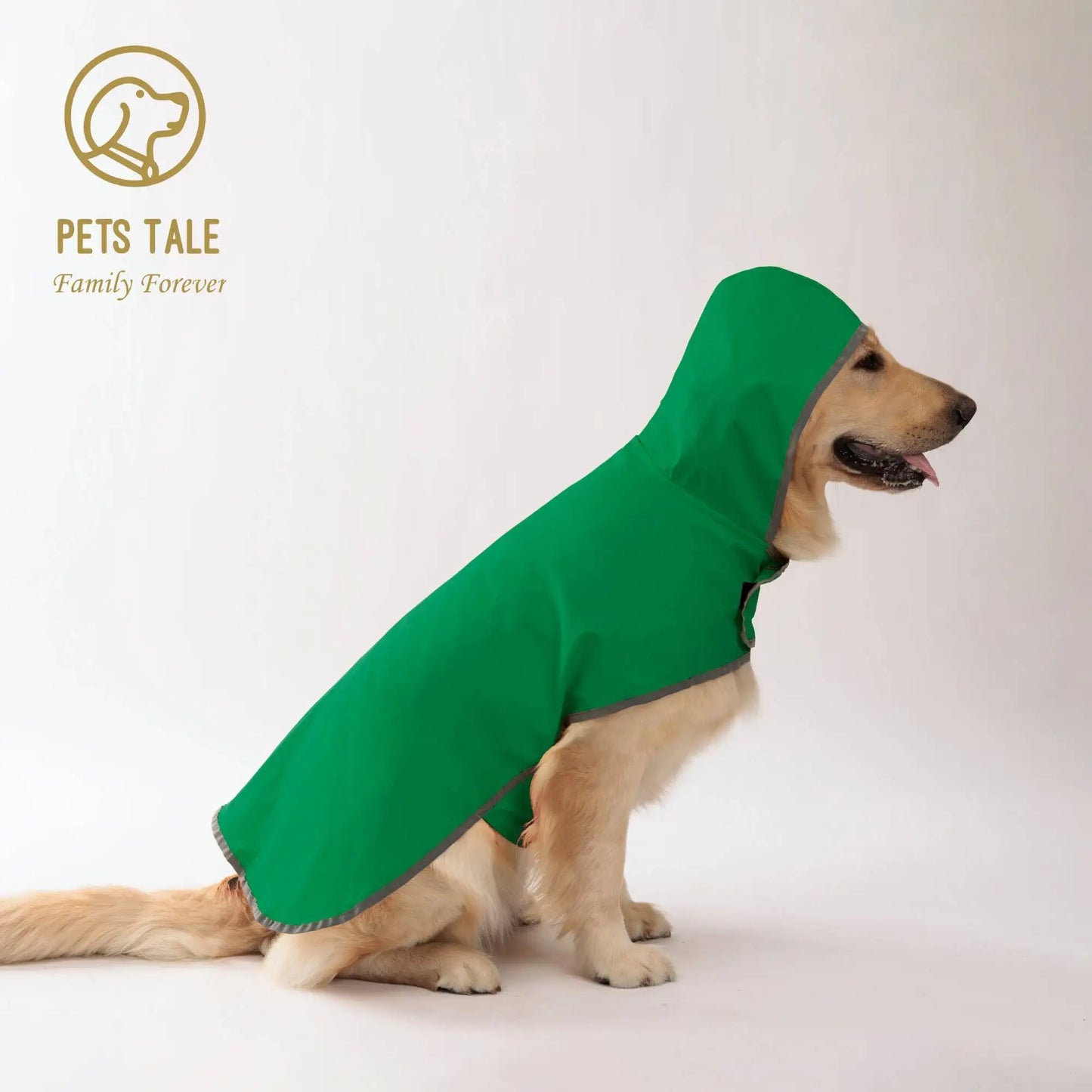 - Bright & Waterproof – Two-Way Wear Dog Raincoat for All-Weather Protection!