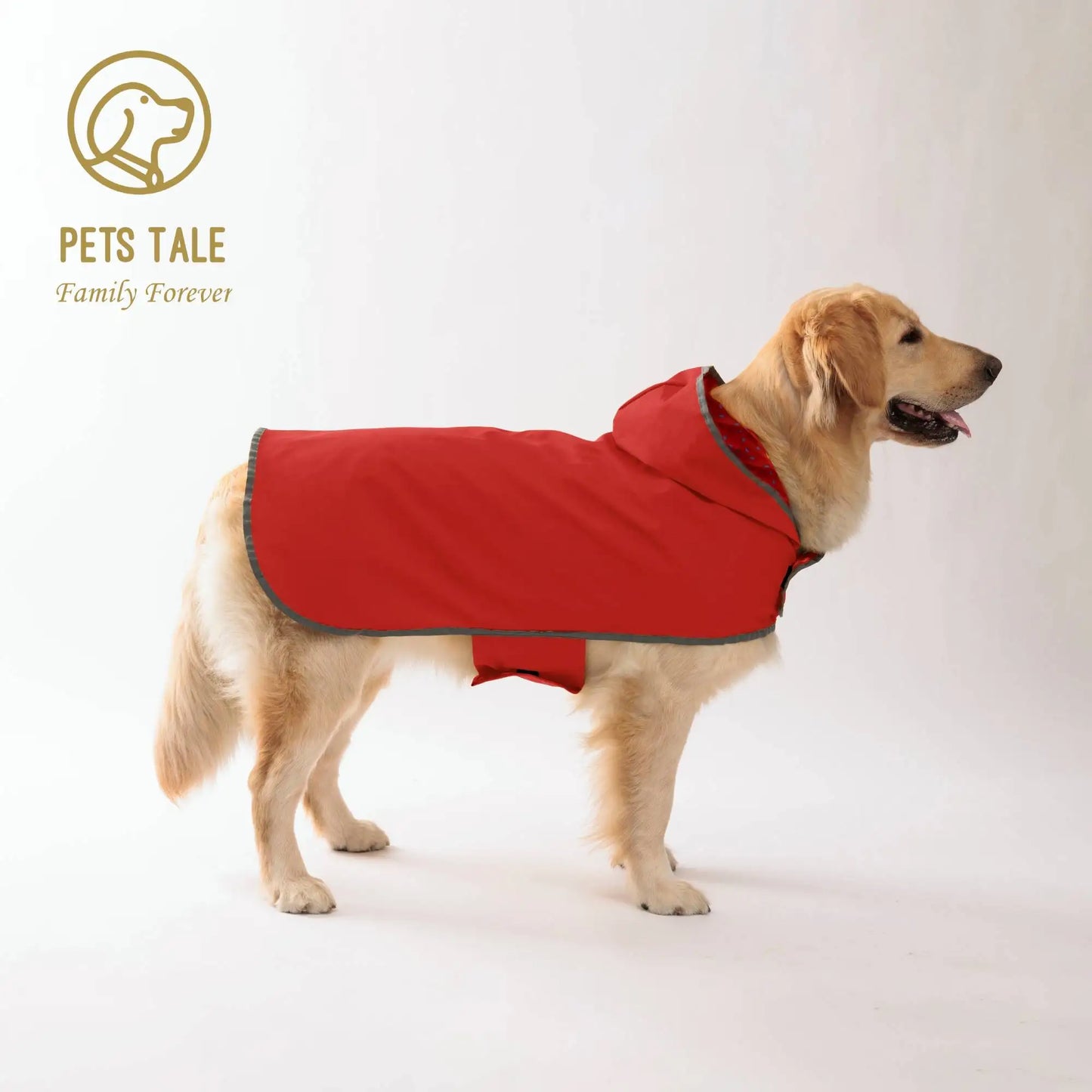 - Bright & Waterproof – Two-Way Wear Dog Raincoat for All-Weather Protection!