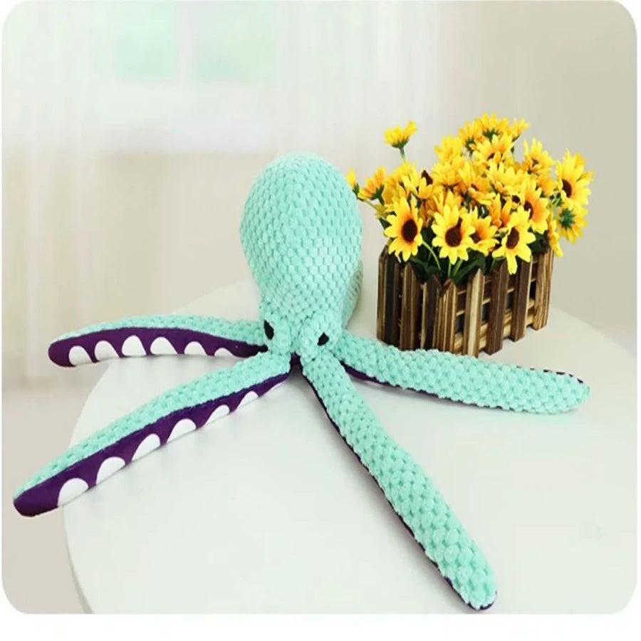 Plush Durable Octopus for Dogs – Interactive Sound & Perfect for Playtime!