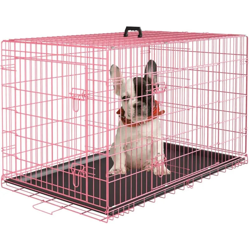- Durable Travel Dog Kennel – Indoor & Outdoor Use, Perfect for Medium & Large Breeds!