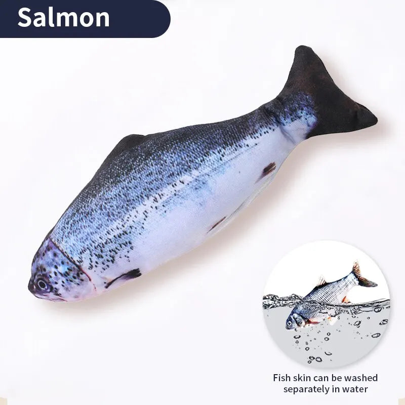 - Floppy Fun! USB-Charging Fish Toy – Wiggles & Engages Your Pup and Cats!