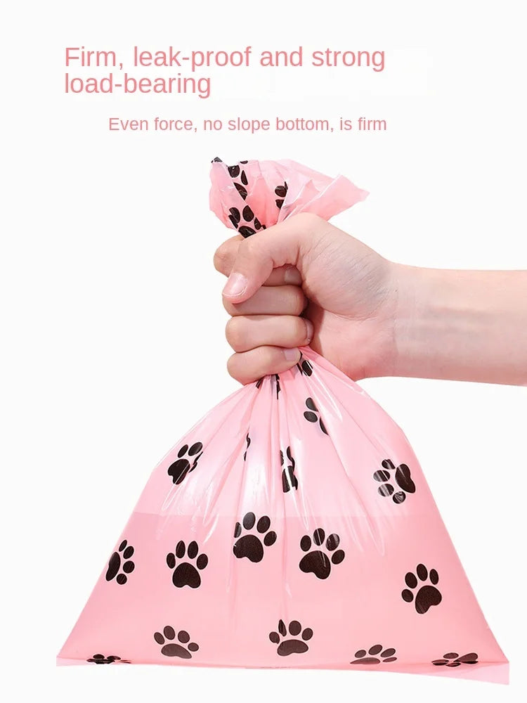 Go Green! Extra-Thick, Degradable Pet Waste Bags for Hassle-Free Cleanup!