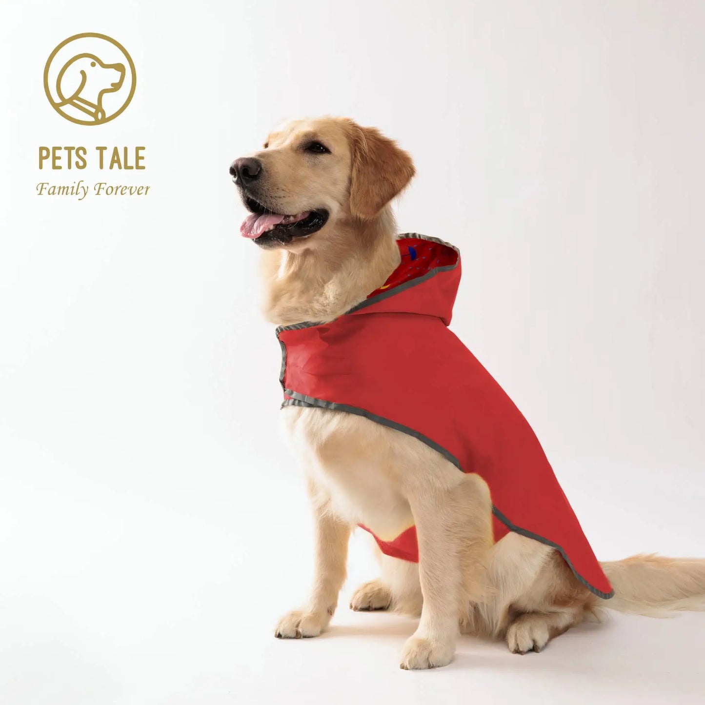 - Bright & Waterproof – Two-Way Wear Dog Raincoat for All-Weather Protection!