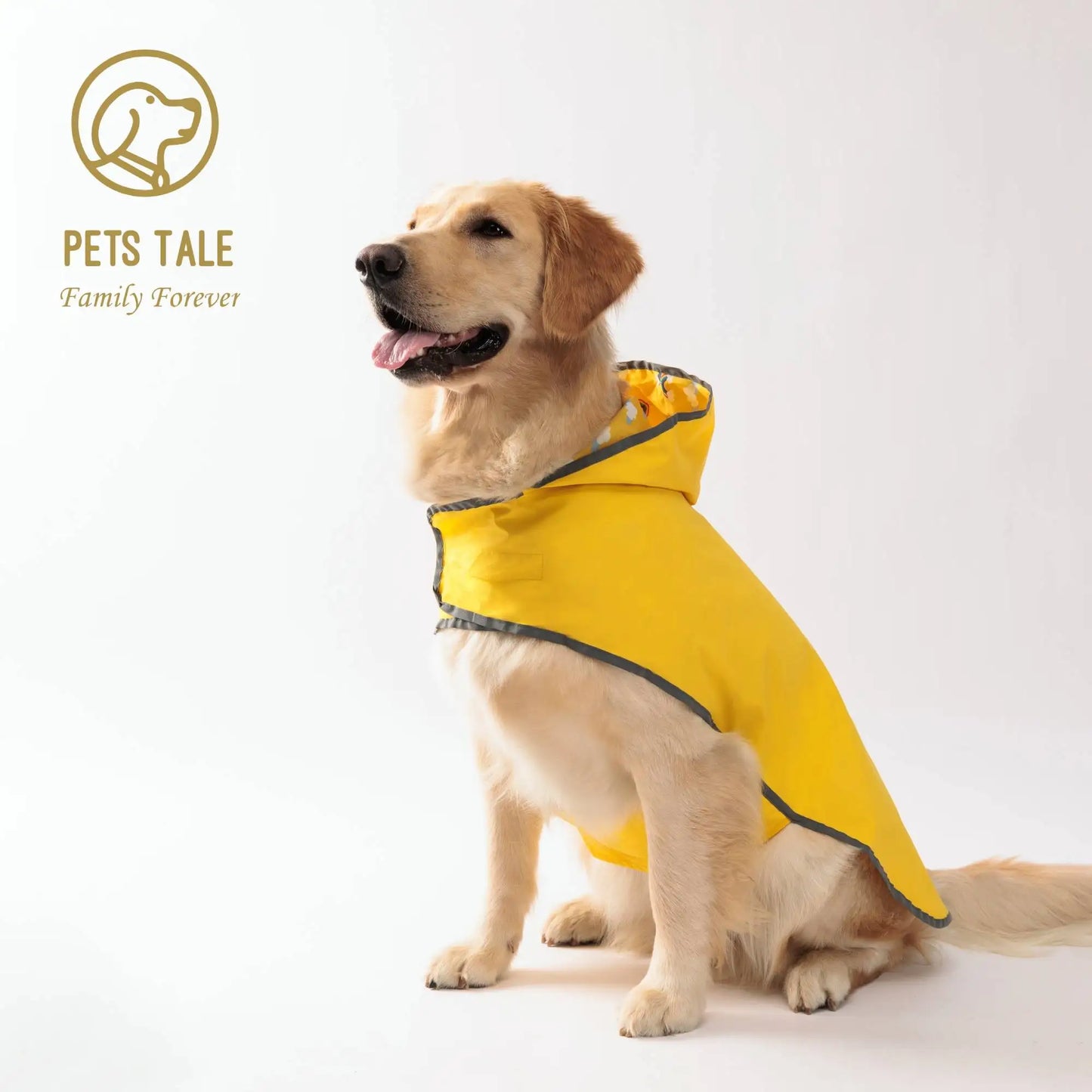 - Bright & Waterproof – Two-Way Wear Dog Raincoat for All-Weather Protection!