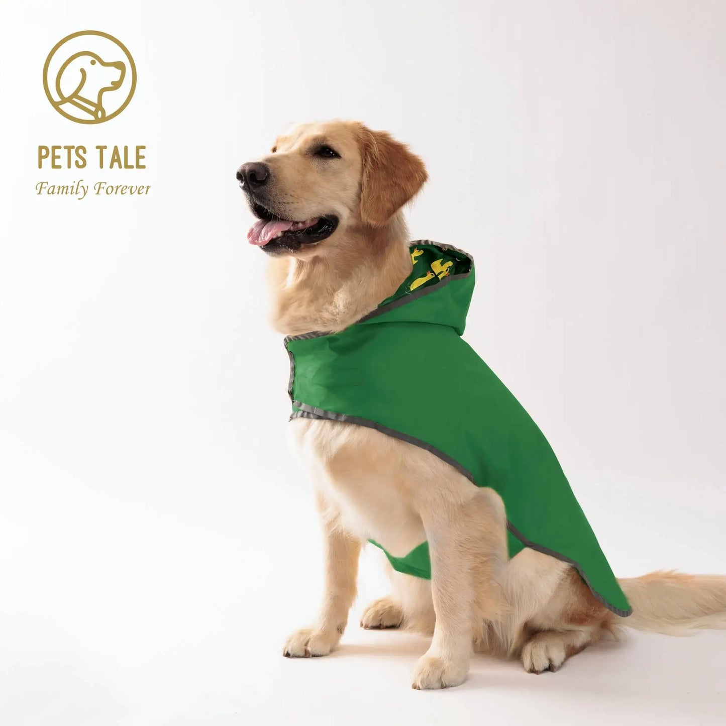 - Bright & Waterproof – Two-Way Wear Dog Raincoat for All-Weather Protection!