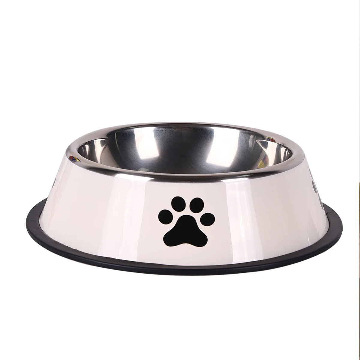 Heavy-Duty Stainless Steel Pet Food Bowl – Safe, Sturdy & Ideal for Feeding!
