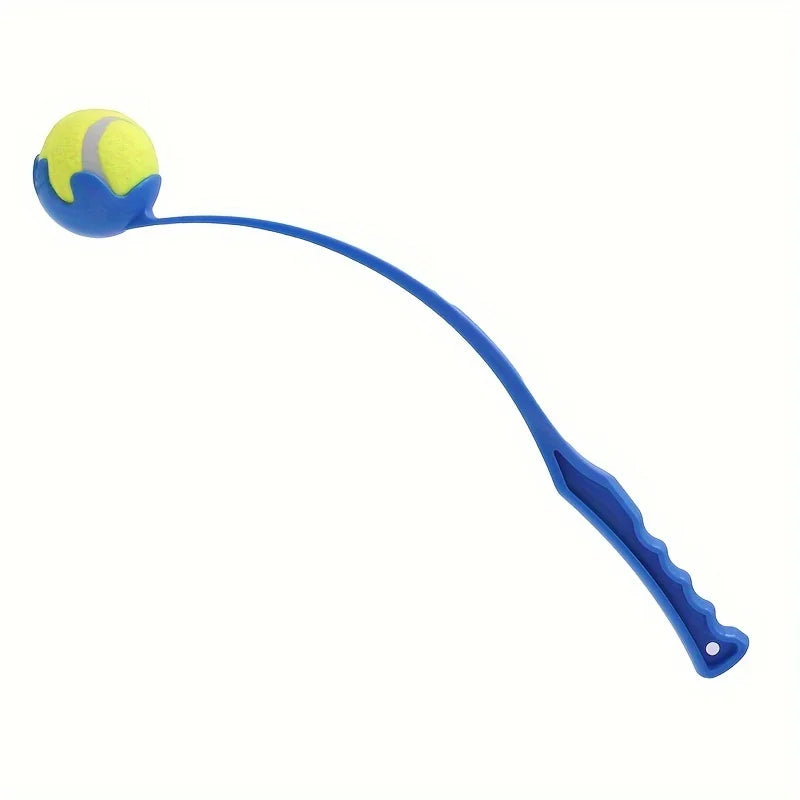 2pcs pet tennis ball thrower, outdoor training dog toy ball thrower
